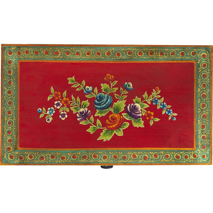 Zara Hand Painted Chest by Butler Specialty Company in multi-color and artifacts. Made from merranti wood solids, mdf, hand painted design in a cottage & farmhouse style.