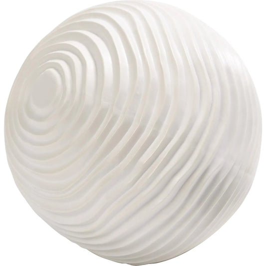 Varenne Sphere by Global Views in matte white. Made from ceramic in a eclectic & global style.