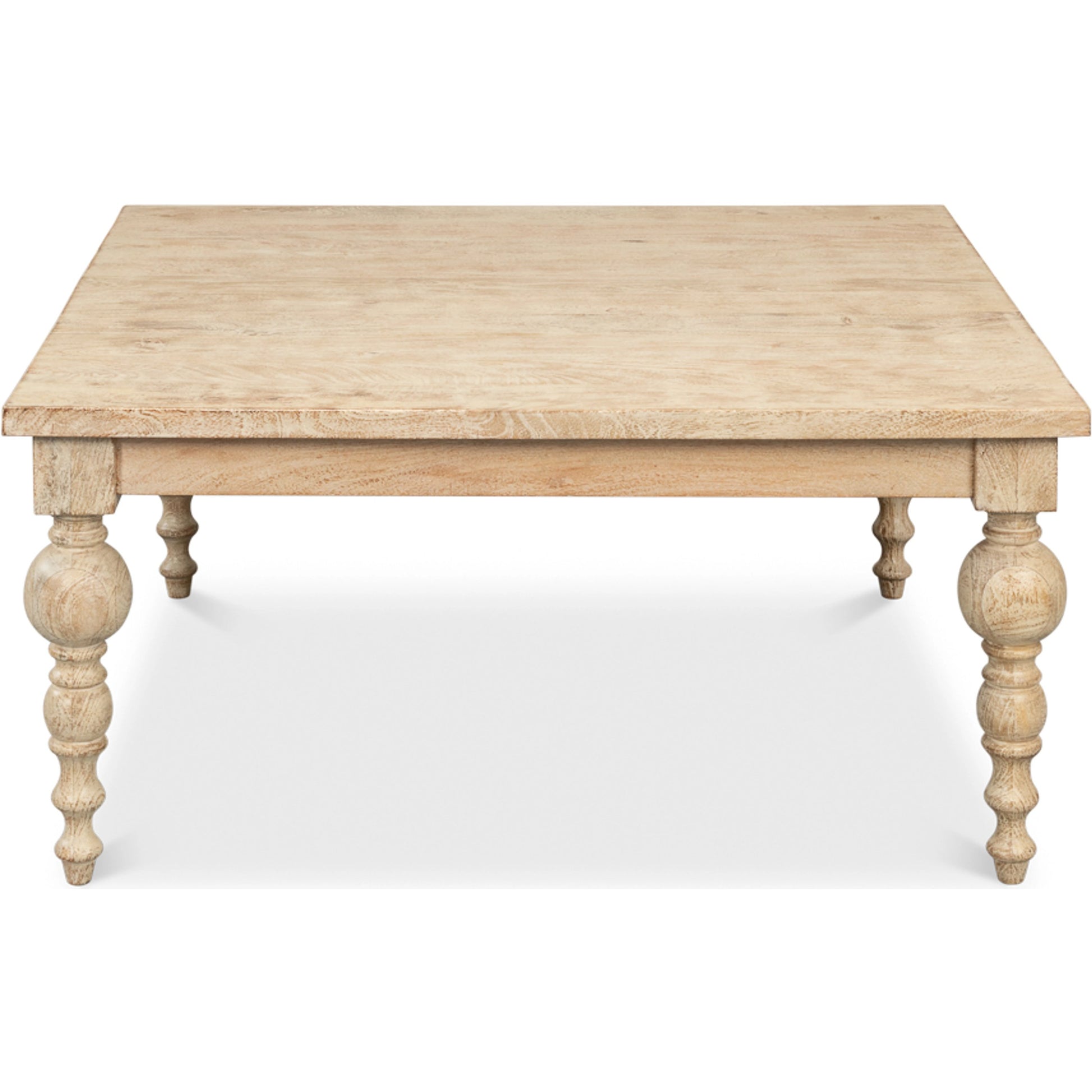 Jocelyn Coffee Table by Sarreid Ltd. in sienna. Made from mango wood in a traditional style.