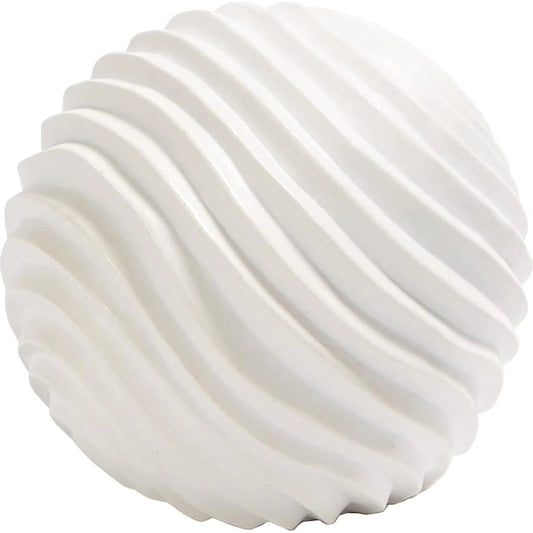 Varenne Sphere by Global Views in matte white. Made from ceramic in a eclectic & global style.