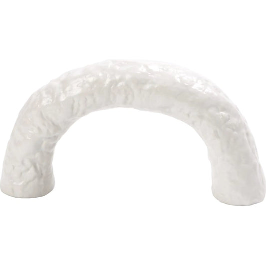 Germain Arch by Global Views in matte white. Made from ceramic in a modern style.