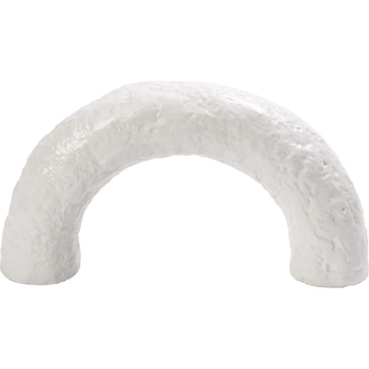 Germain Arch by Global Views in matte white. Made from ceramic in a modern style.