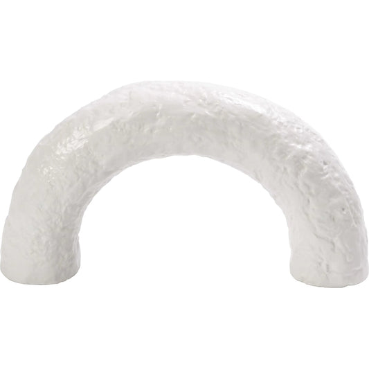 Germain Arch by Global Views in matte white. Made from ceramic in a modern style.