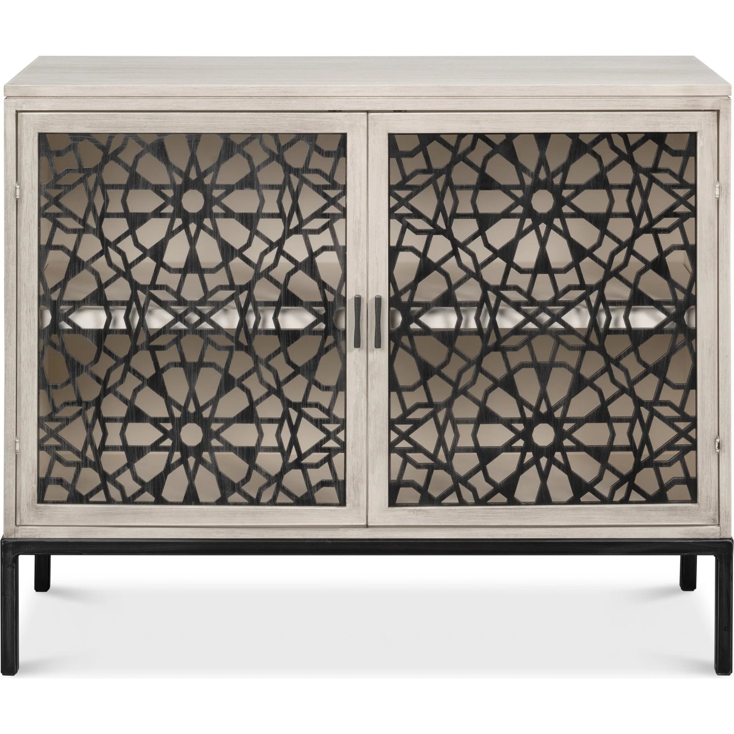005 SI-2372479 | Additional Silo | Covet Door Chest by Sarreid Ltd. in white. Made from tanganika wood in a transitional style.