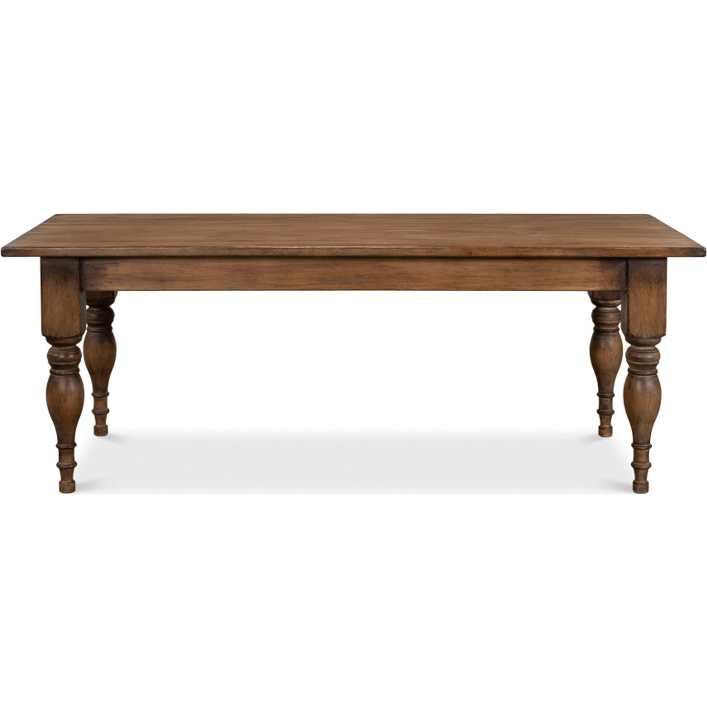 002 SI-1998533 | Additional Silo | Gabby Dining Table by Sarreid Ltd. in brown. Made from reclaimed pine in a traditional style.