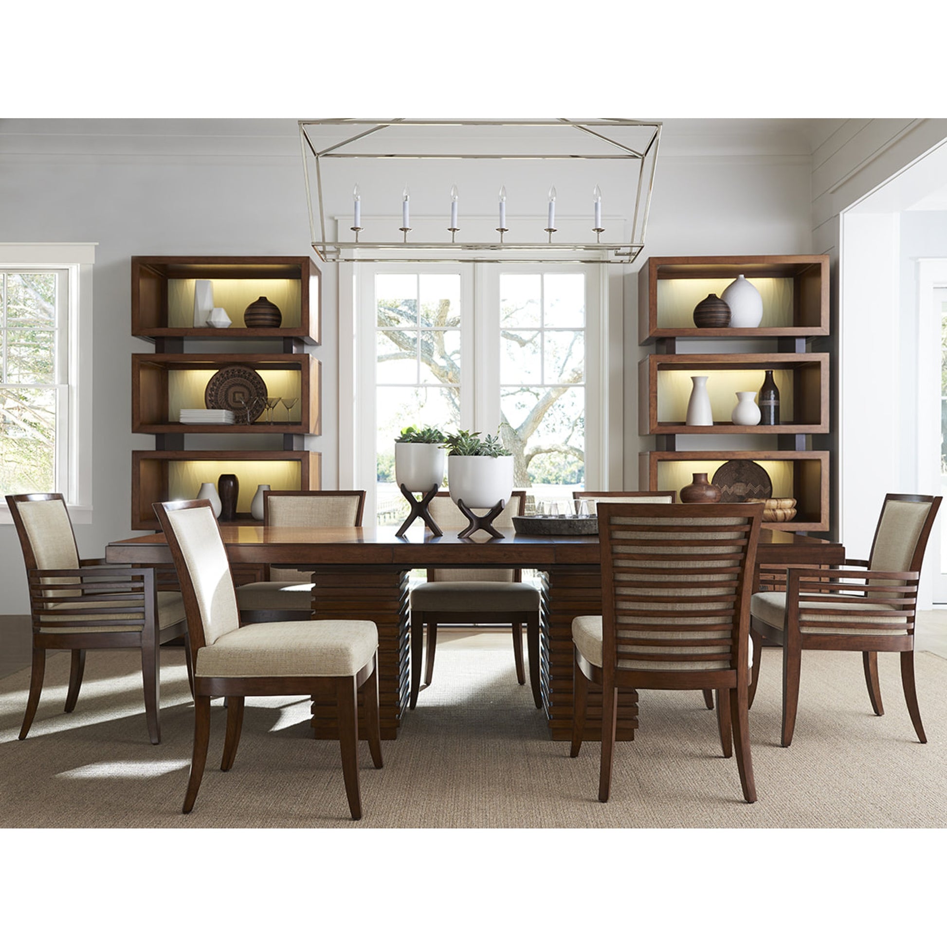 Peninsula Dining Table by Tommy Bahama Home. Made from unique in a modern style.