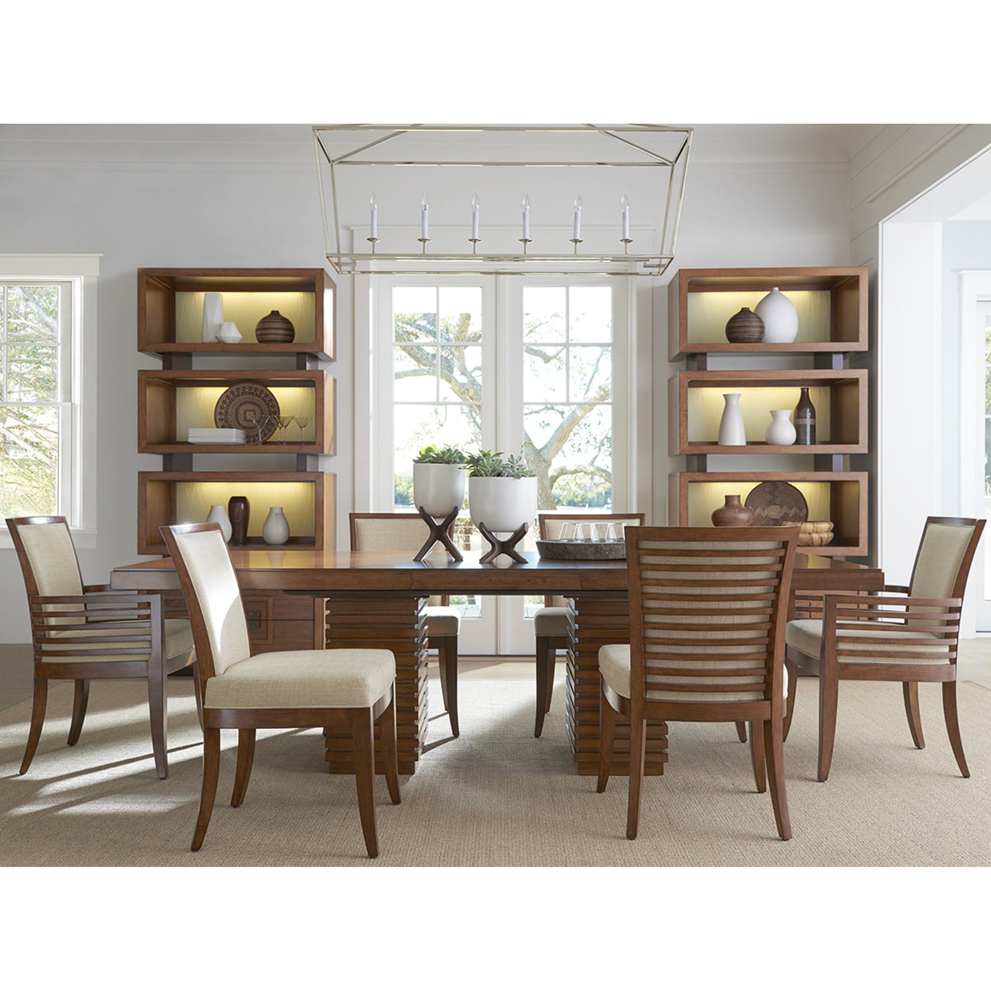 Peninsula Dining Table by Tommy Bahama Home. Made from unique in a modern style.