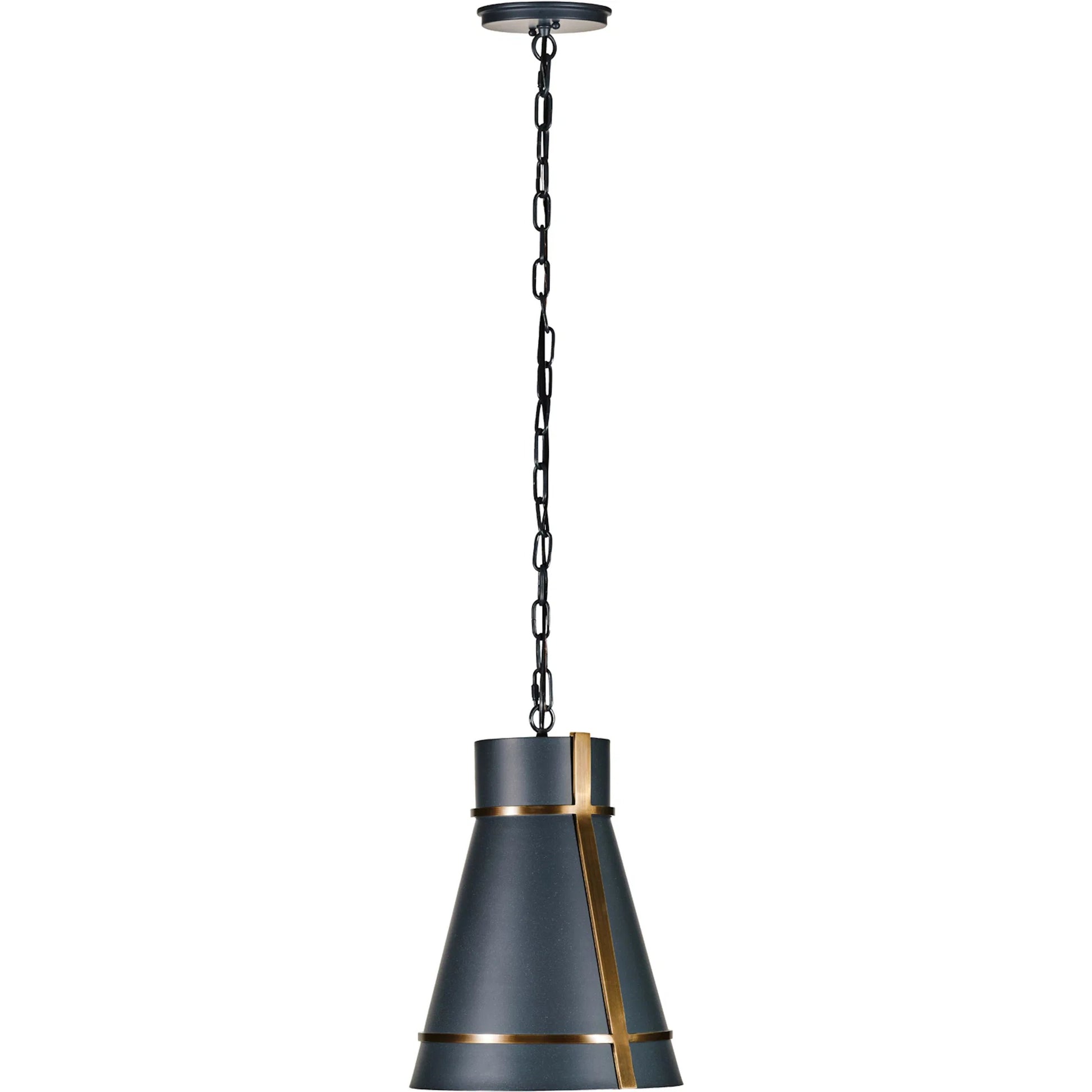 Brasserie Mini Pendant by Varaluz in blackened zinc, heritage bronze. Made from unique in a modern style.