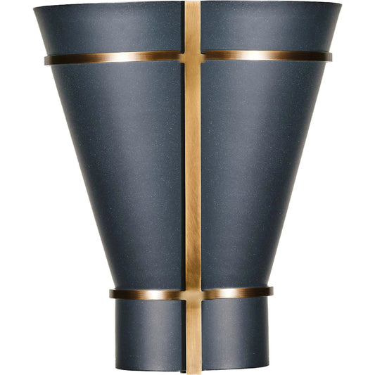 Brasserie Sconce by Varaluz in blackened zinc, heritage bronze. Made from unique in a unique style.