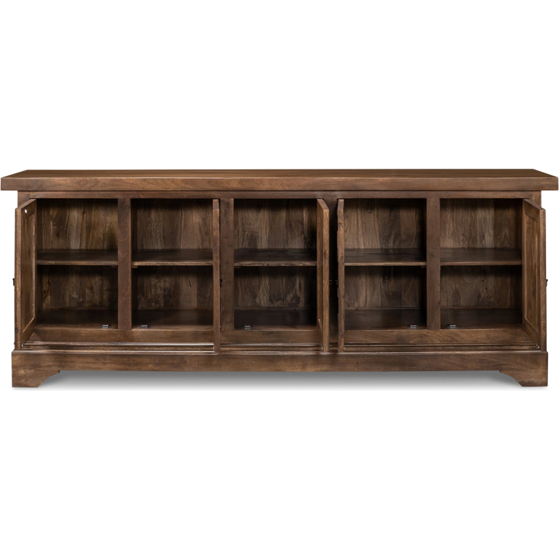Gentry Sideboard by Sarreid Ltd. in walnut. Made from mango wood in a traditional style.