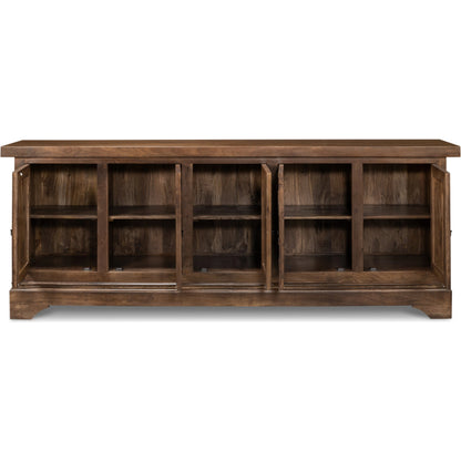 Gentry Sideboard by Sarreid Ltd. in walnut. Made from mango wood in a traditional style.