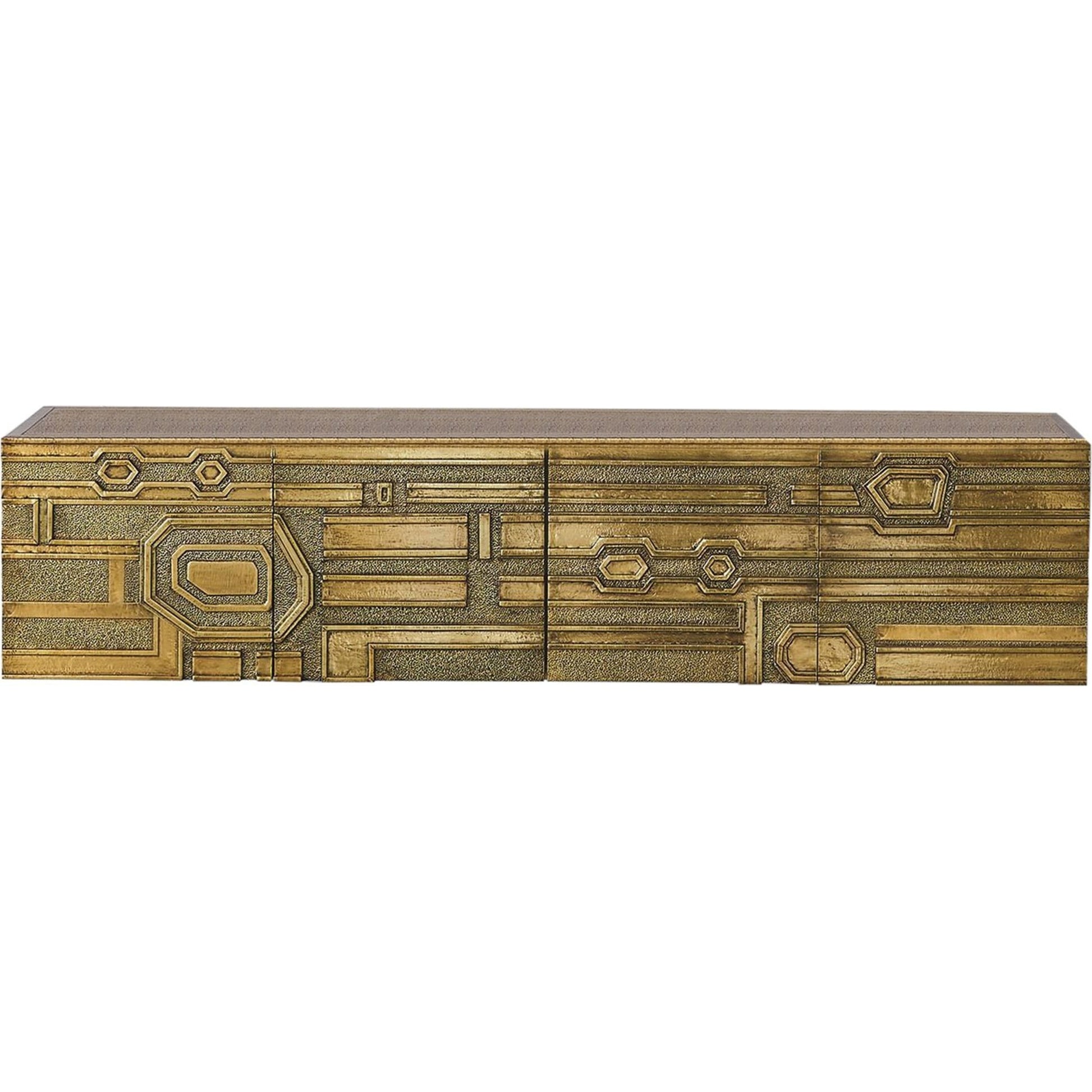 Abstract Block Floating Shelf by Global Views. Made from unique in a modern style.