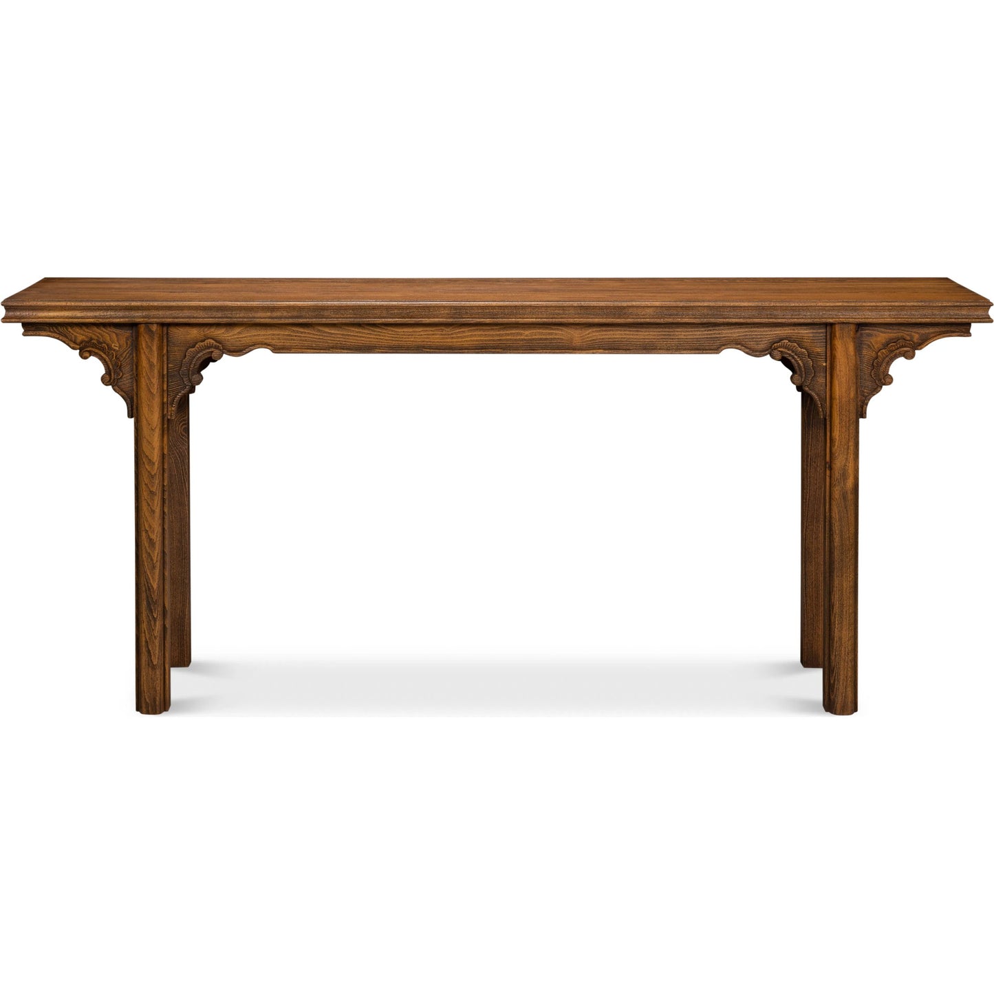 003 SI-2372503 | Additional Silo | Equestrian Console Table by Sarreid Ltd. in brown husk. Made from beechwood in a traditional style.