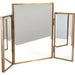 Tri Fold Vanity Mirror by Global Views. Made from unique in a transitional style.