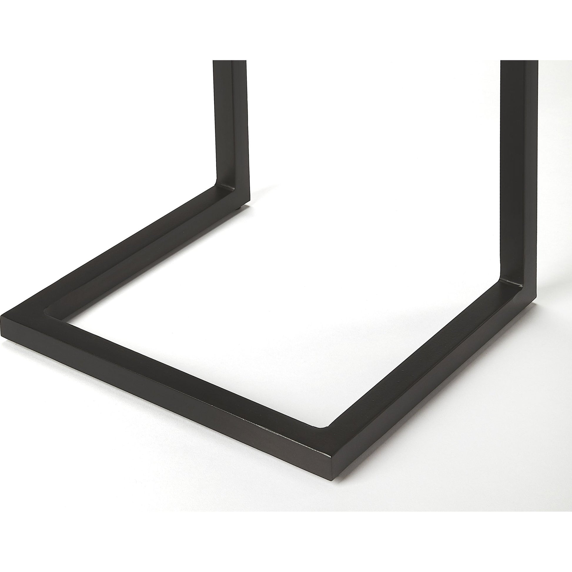 Kilmer Accent Table by Butler Specialty Company in dark brown and coffee. Made from mango wood, iron in a modern style.