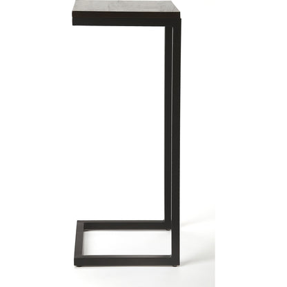Kilmer Accent Table by Butler Specialty Company in dark brown and coffee. Made from mango wood, iron in a modern style.