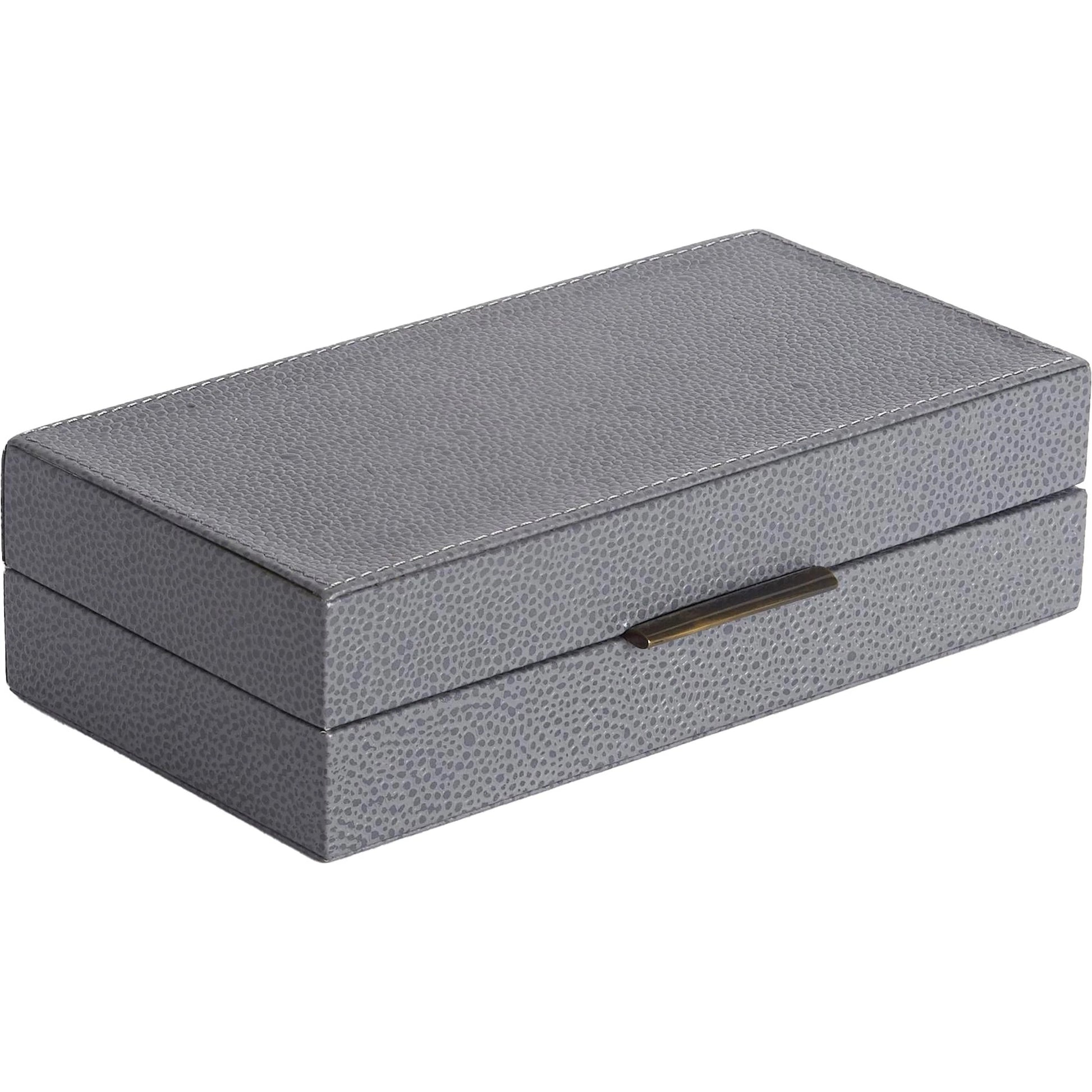 Alpen Box by Global Views. Made from mdf, leather, polyester suede in a transitional style.