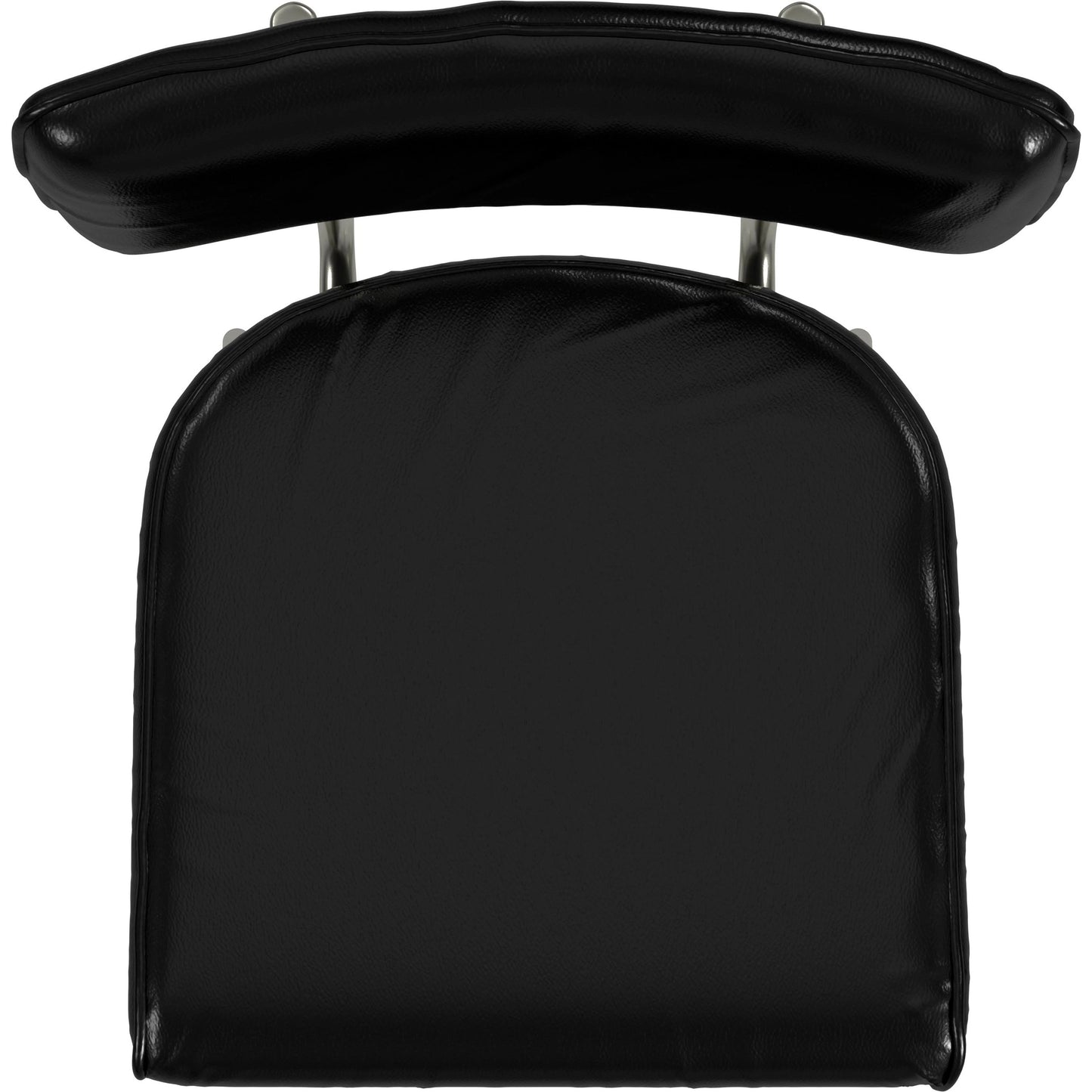 011 SI-2077718 | Closeup | Saddle Leather Rectangular 26" Counter Stool by Butler Specialty Company. Made from iron, leather, plywood, tris free fr foam in a modern style.