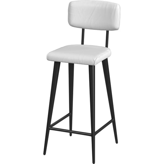 Saddle Leather Rectangular 26" Counter Stool by Butler Specialty Company. Made from iron, leather, plywood, tris free fr foam in a modern style.
