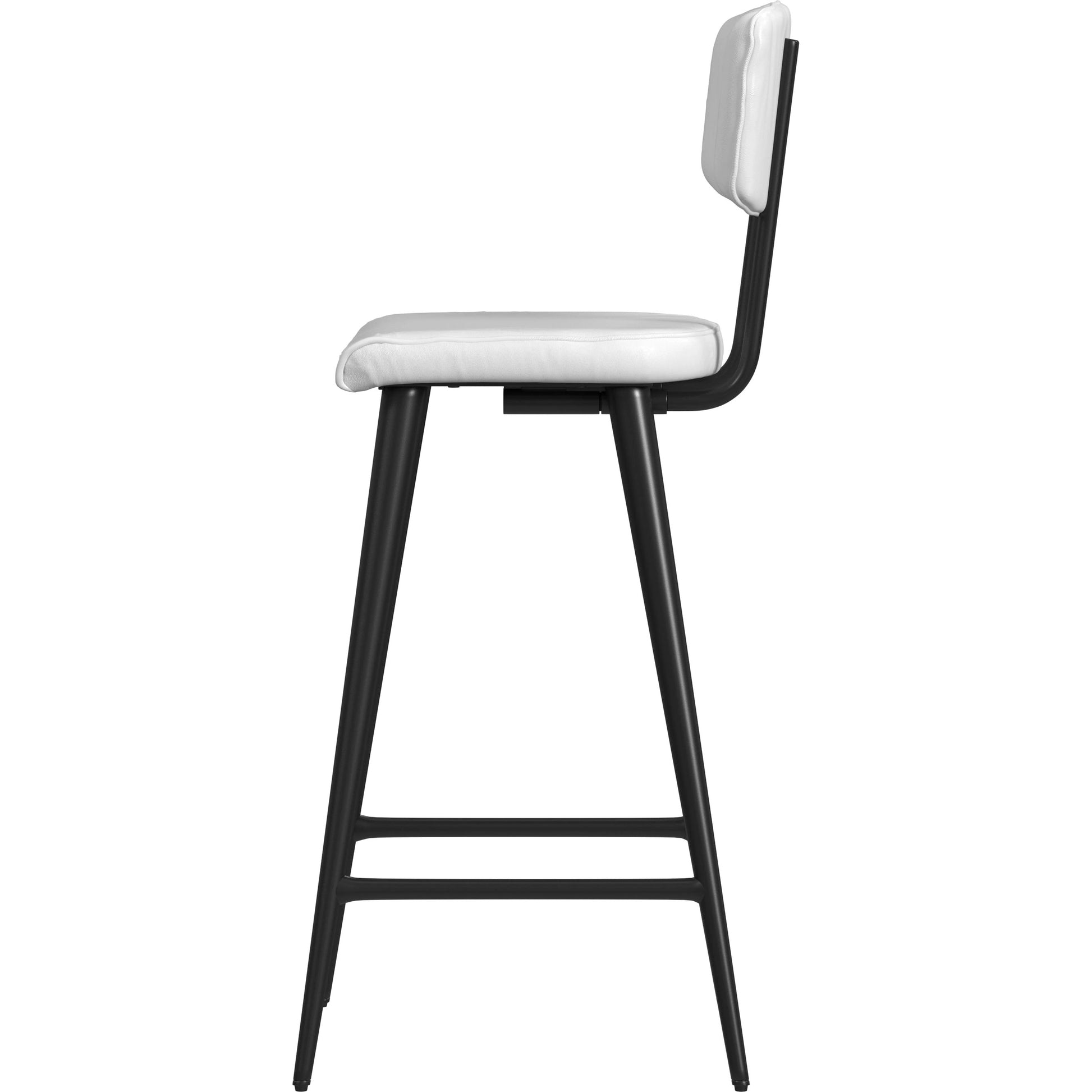 Saddle Leather Rectangular 26" Counter Stool by Butler Specialty Company. Made from iron, leather, plywood, tris free fr foam in a modern style.
