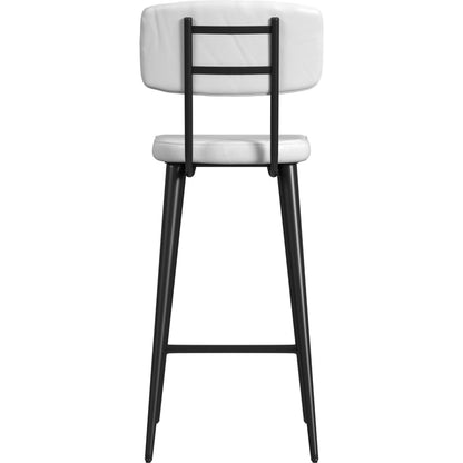 Saddle Leather Rectangular 26" Counter Stool by Butler Specialty Company. Made from iron, leather, plywood, tris free fr foam in a modern style.