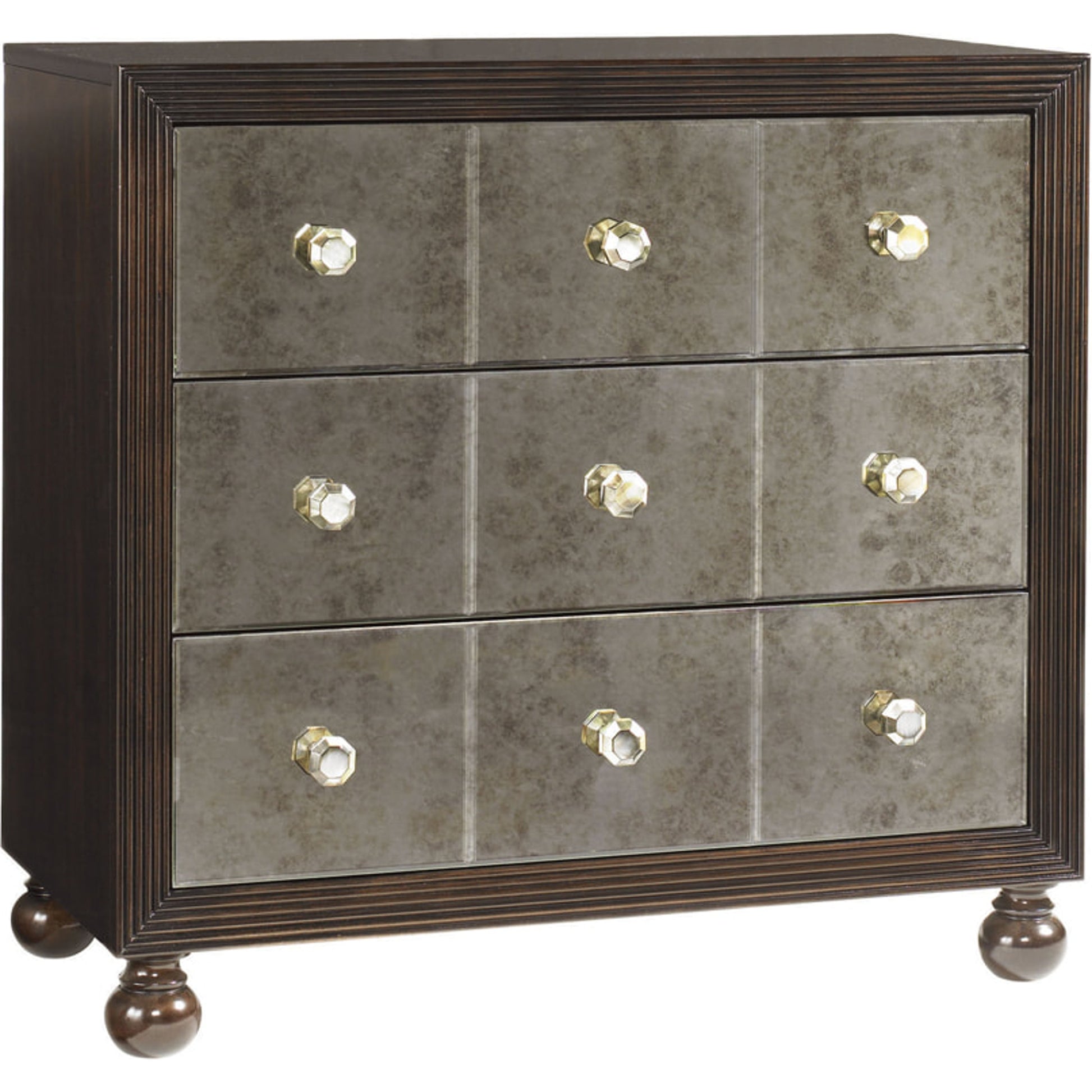 Starlight Mirrored Nightstand by Tommy Bahama Home. Made from unique in a transitional style.