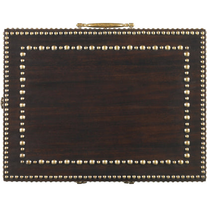 Sunset Cay Lamp Table by Tommy Bahama Home in mahogany. Made from unique in a transitional style.