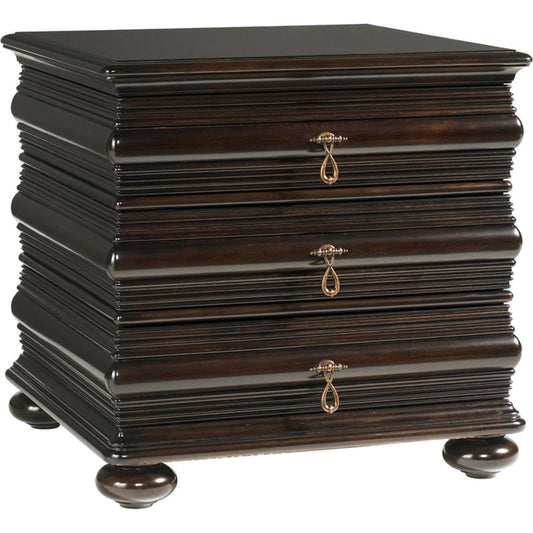 Black Sands Lamp Table by Tommy Bahama Home. Made from unique in a eclectic & global style.