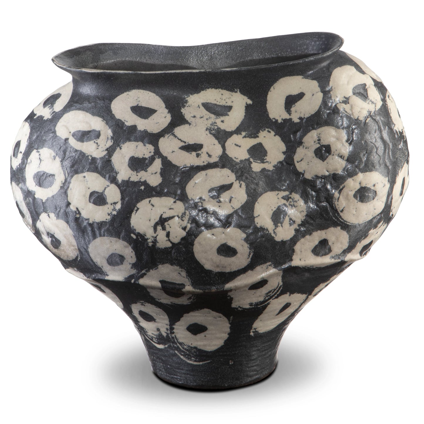 001 SI-2007776 | Primary Silo | Japonesque Bowl by Currey and Company in black, light mud. Made from porcelain in a modern style.