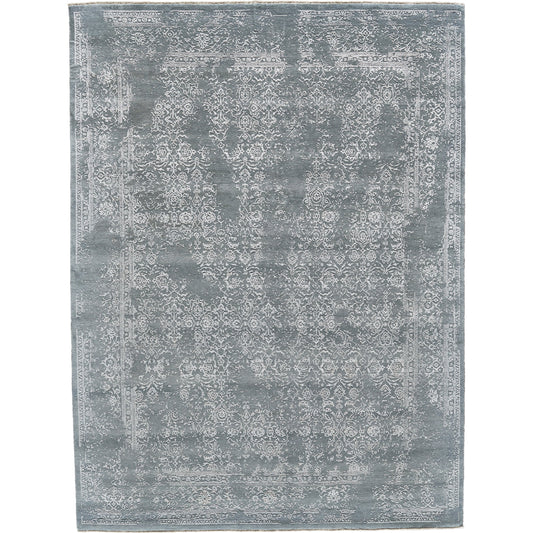 Doshi Rug - 6037L by Feizy in gray, blue. Made from viscose, wool in a unique style.