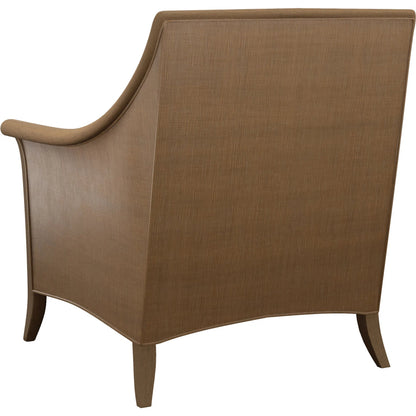 Nantucket Chair by Barclay Butera in green. Made from mahogany, fabric in a unique style.