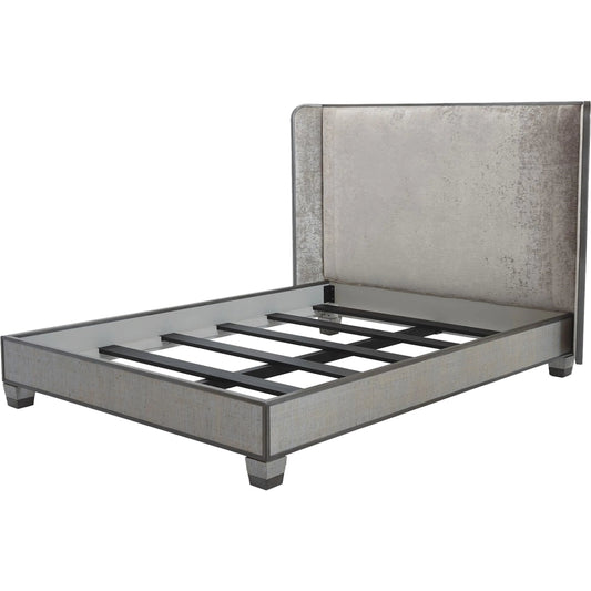 001 SR-700746,SR-700747 | Additional Silo | Argento Bed by Global Views in pewter. Made from unique in a transitional style.