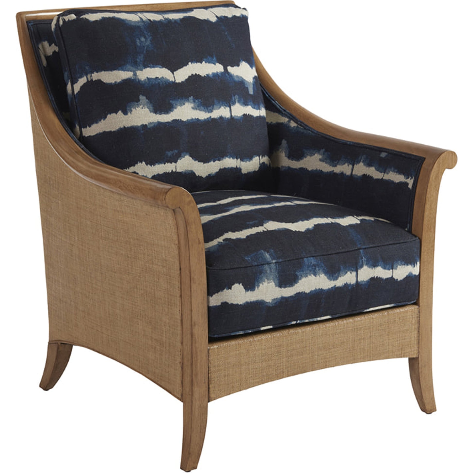 Nantucket Raffia Chair by Lexington in laguna sands (light). Made from unique in a coastal style.
