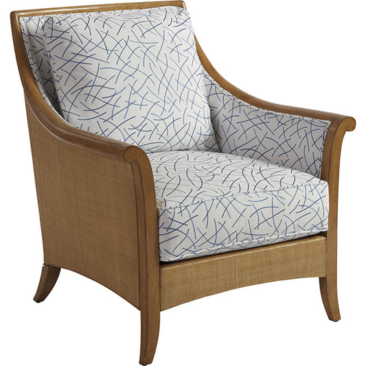 Nantucket Raffia Chair by Lexington in laguna sands (light). Made from unique in a coastal style.