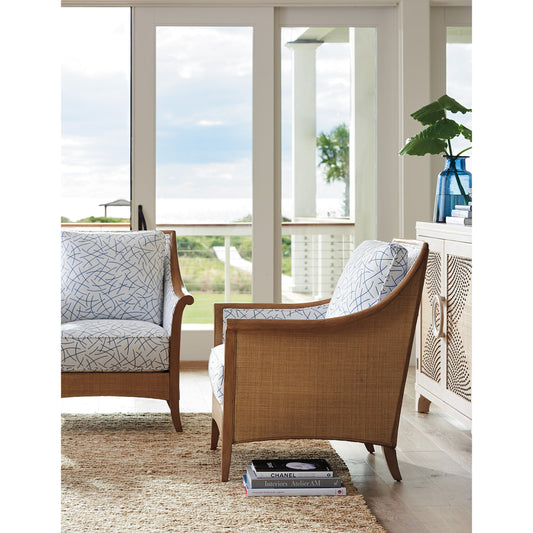 Nantucket Raffia Chair by Lexington in laguna sands (light). Made from unique in a coastal style.