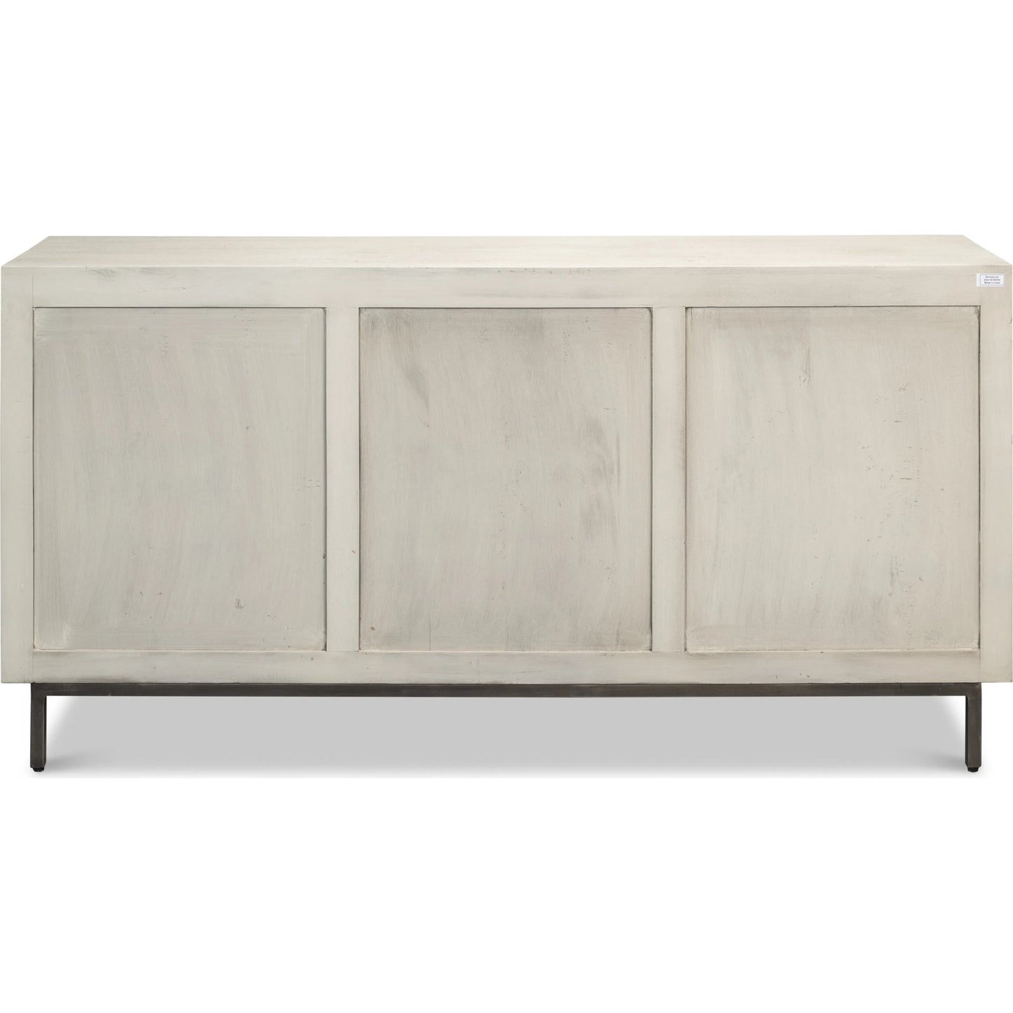 002 SI-2372461 | Additional Silo | Bricka Three Door Sideboard by Sarreid Ltd. in grey. Made from mango wood in a transitional style.