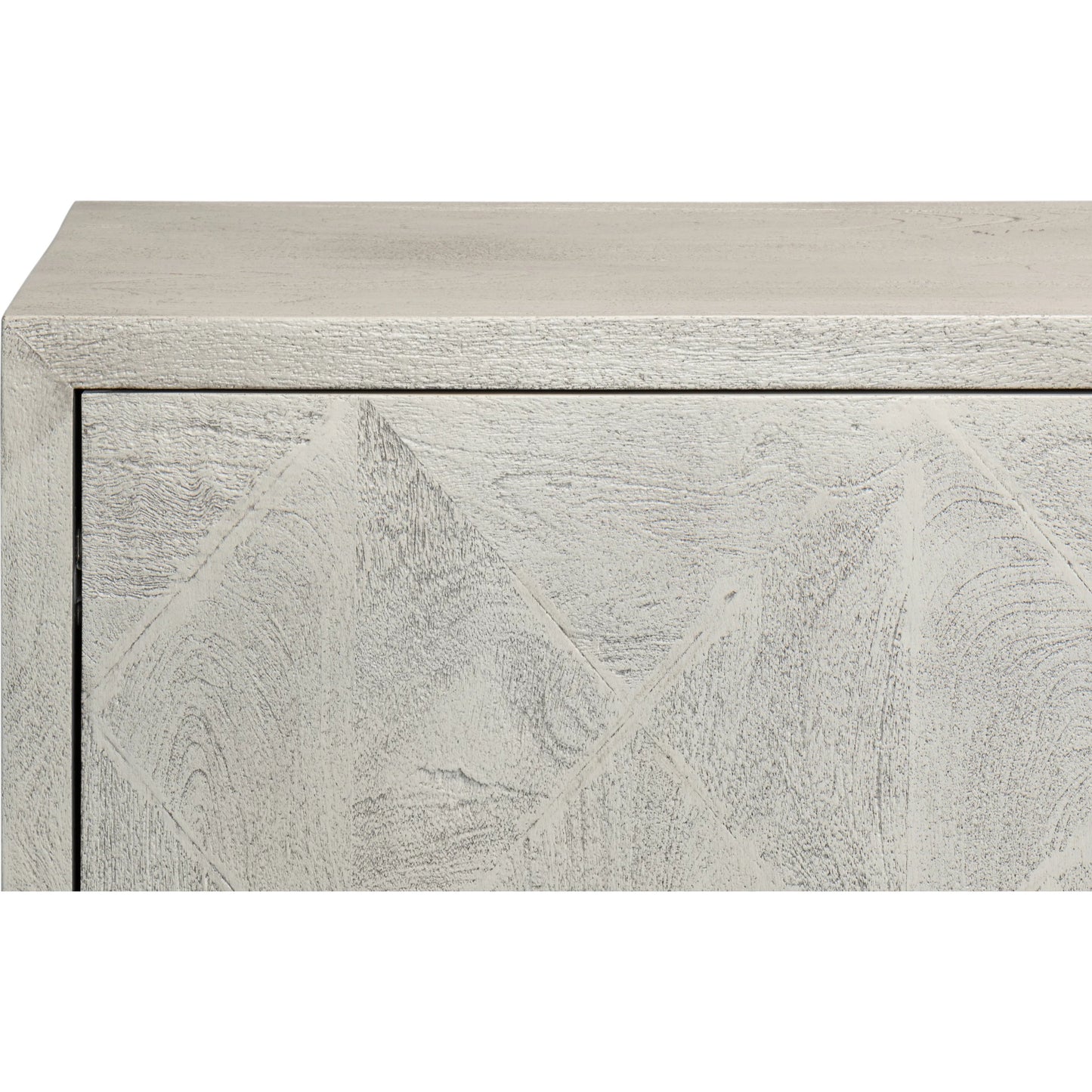 008 SI-2372461 | Closeup | Bricka Three Door Sideboard by Sarreid Ltd. in grey. Made from mango wood in a transitional style.