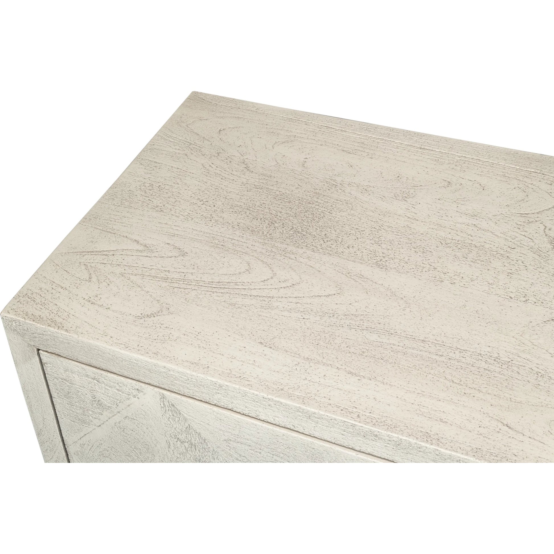 Bricka Three Door Sideboard by Sarreid Ltd. in grey. Made from mango wood in a transitional style.