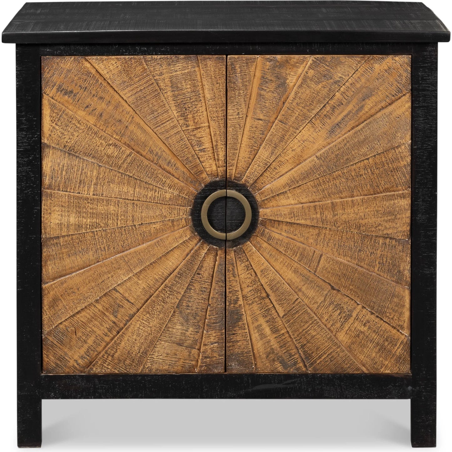 005 SI-2372475 | Additional Silo | Centrum Two Door Sideboard by Sarreid Ltd. in brown. Made from mango wood in a traditional style.