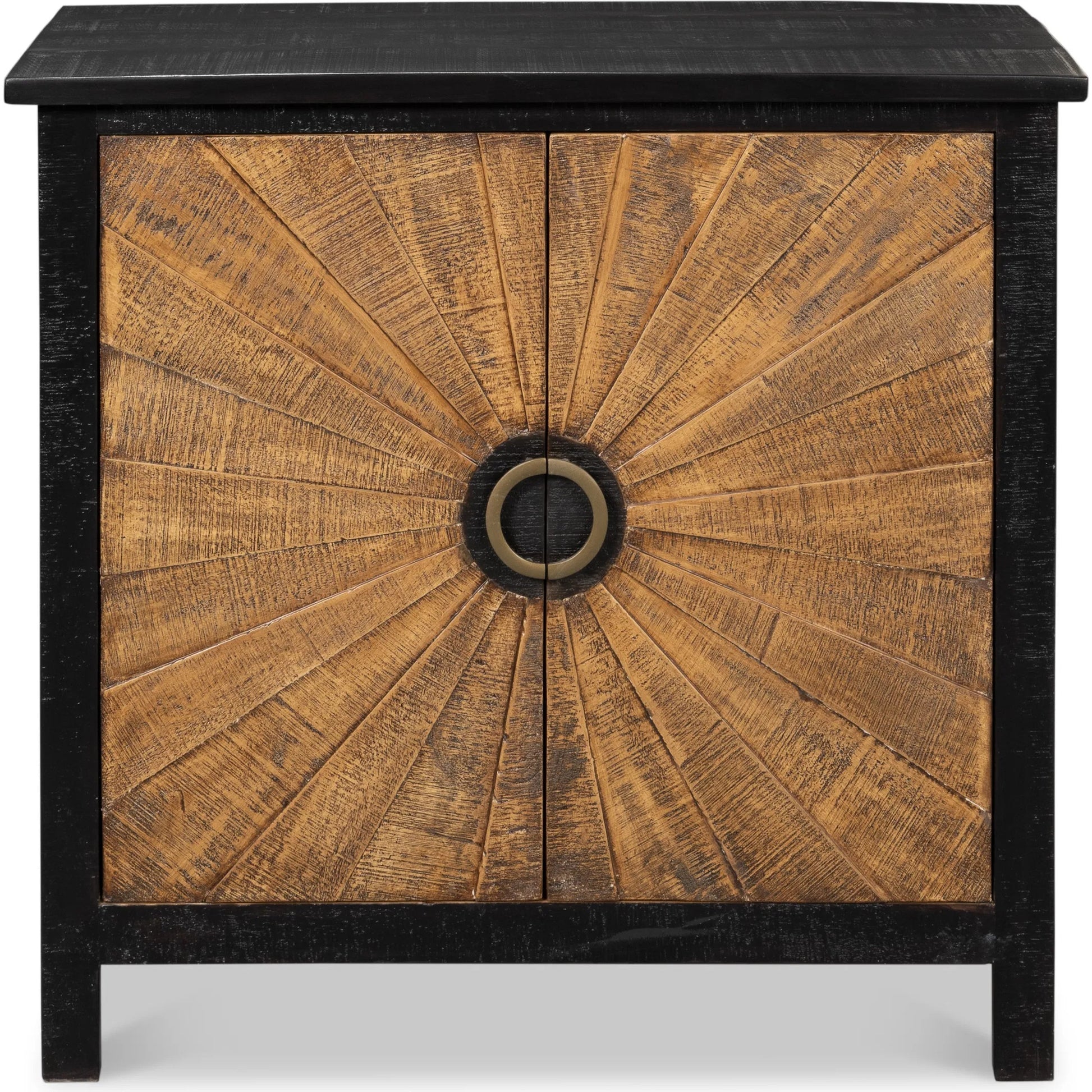 Centrum Two Door Sideboard by Sarreid Ltd. in brown. Made from mango wood in a traditional style.