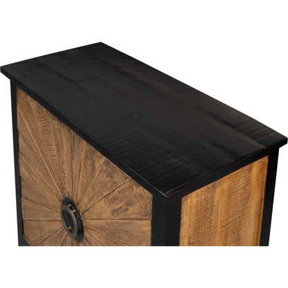 Centrum Two Door Sideboard by Sarreid Ltd. in brown. Made from mango wood in a traditional style.