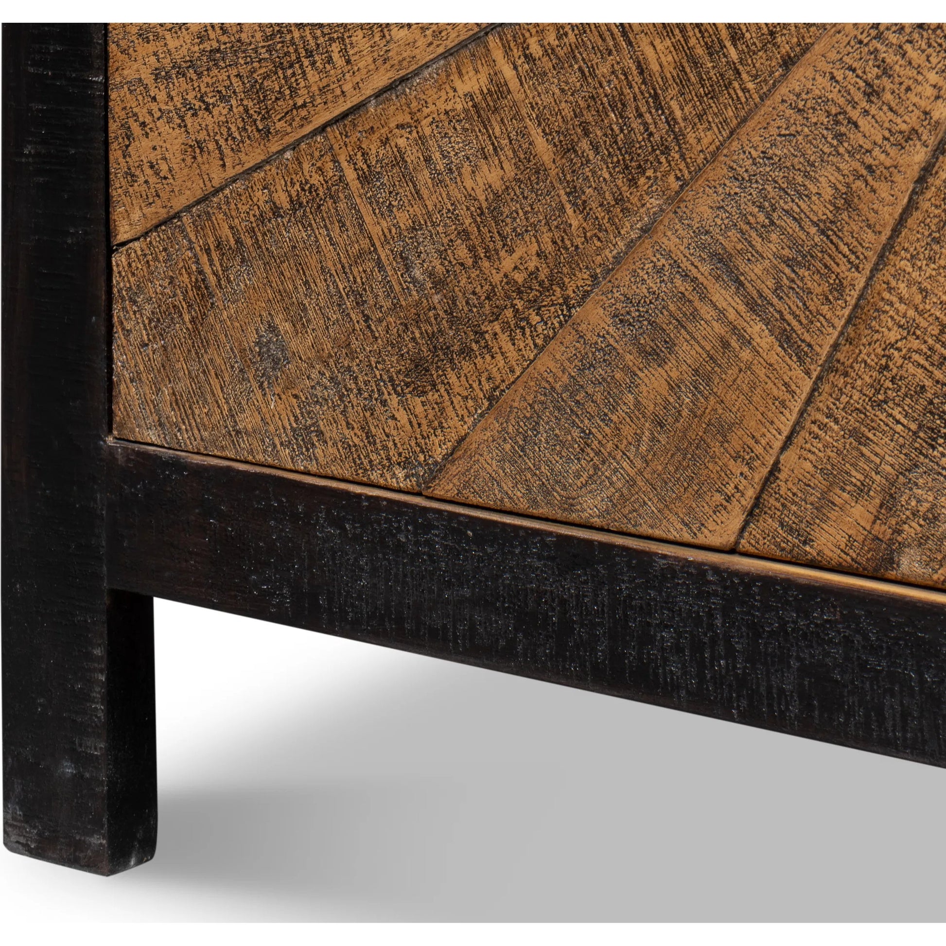 Centrum Four Door Sideboard by Sarreid Ltd. in brown. Made from mango wood in a traditional style.