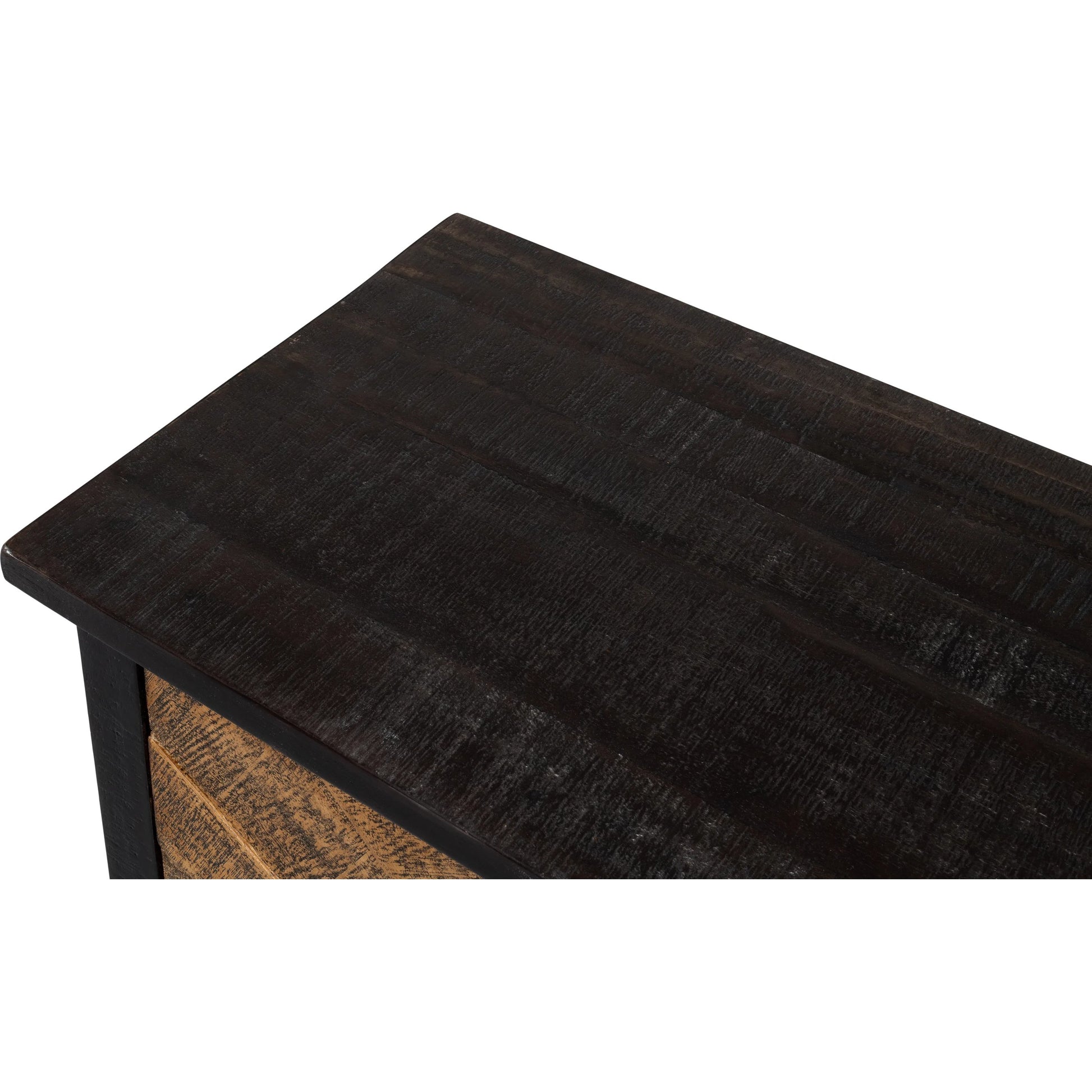 Centrum Four Door Sideboard by Sarreid Ltd. in brown. Made from mango wood in a traditional style.
