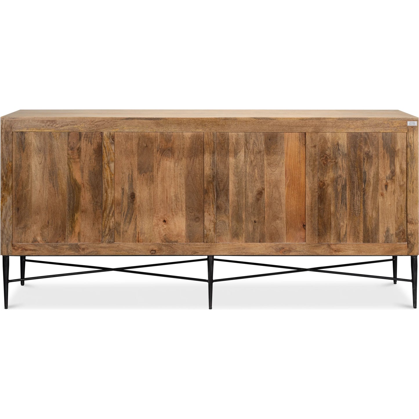 002 SI-2372448 | Additional Silo | Archie Four Door Sideboard by Sarreid Ltd. in tan. Made from mango wood in a transitional style.