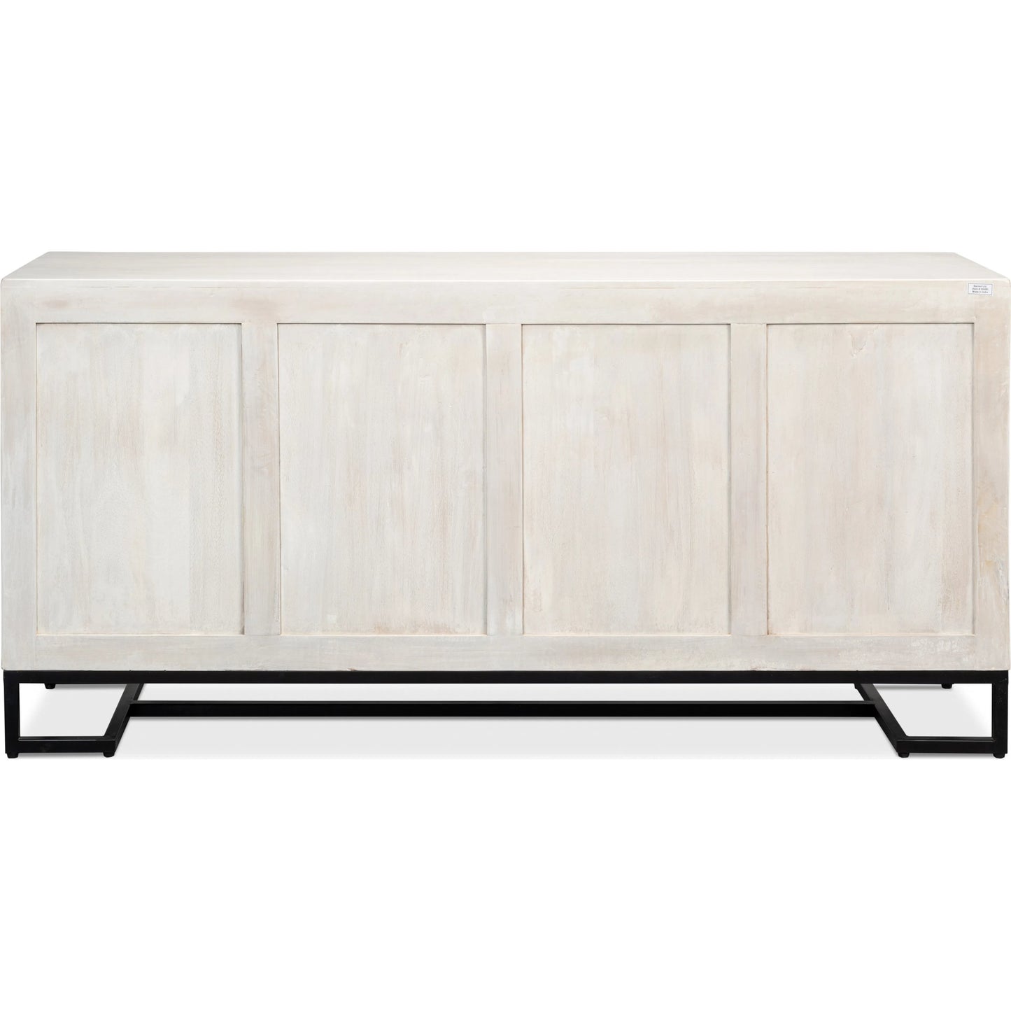 002 SI-2372449 | Additional Silo | Asiger Four Door Sideboard by Sarreid Ltd. in black. Made from mango wood in a modern style.