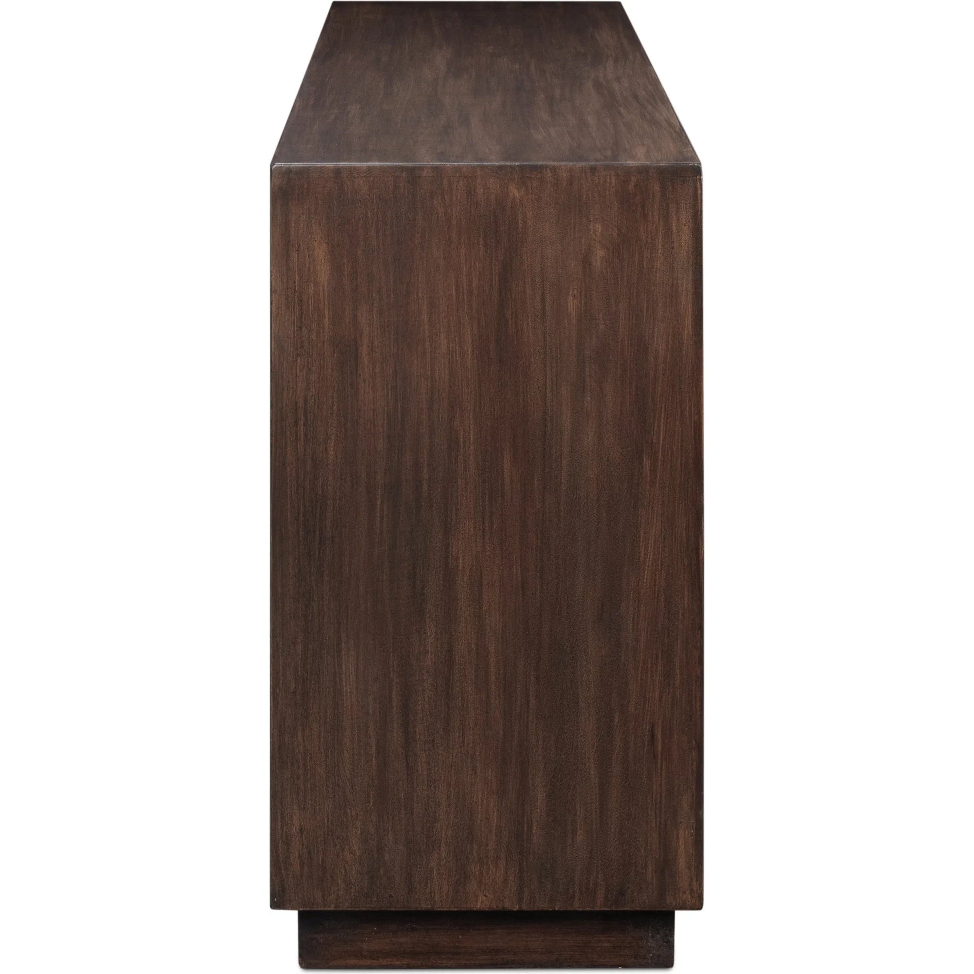 Preston Four Door Sideboard by Sarreid Ltd. in brown. Made from mango wood in a traditional style.
