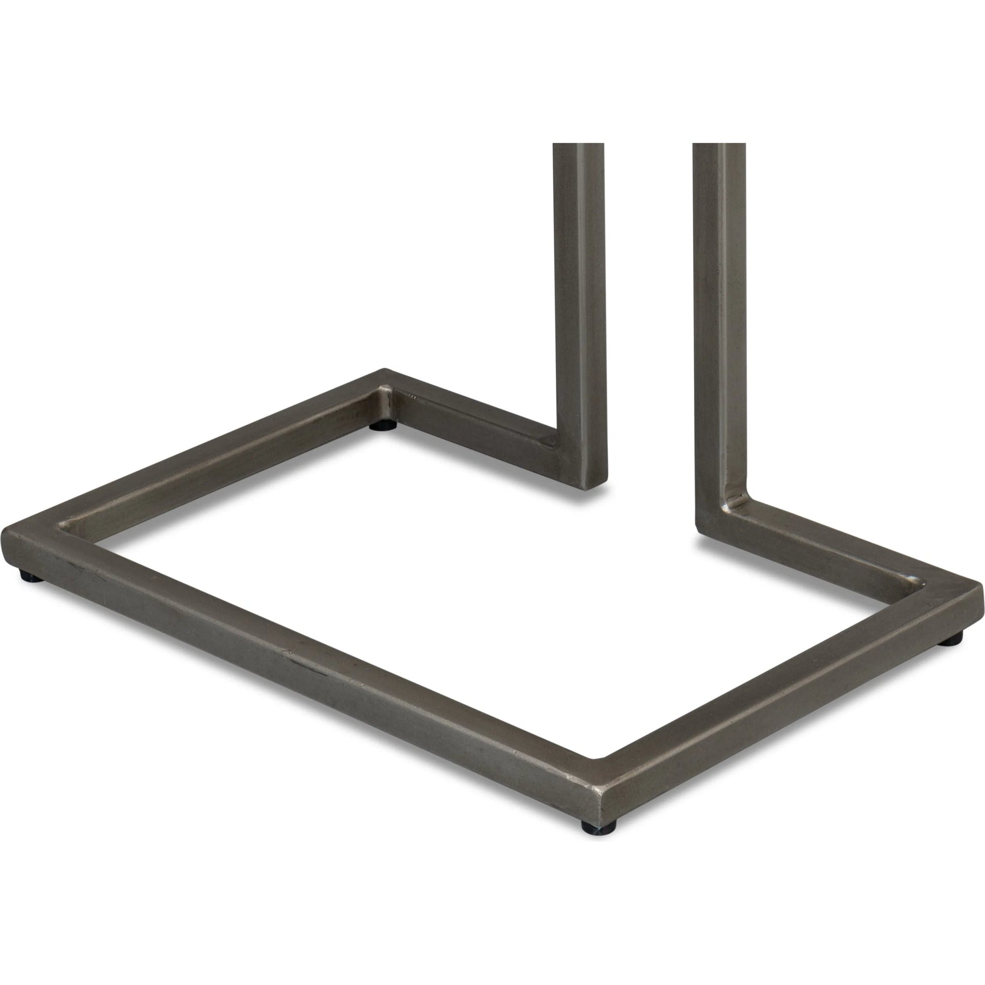 Ponie End Table by Sarreid Ltd. in grey. Made from iron, mango wood in a modern style.