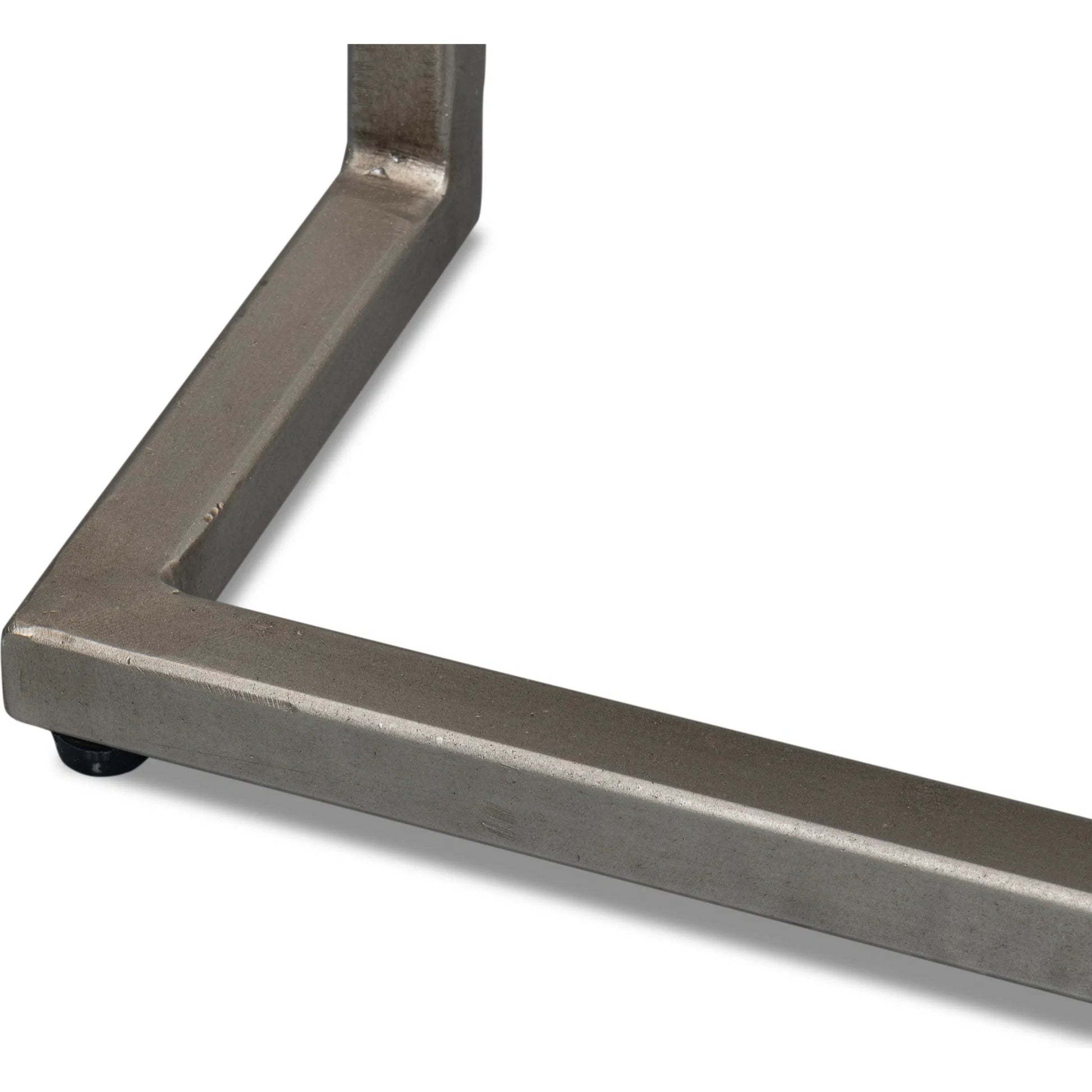 Ponie End Table by Sarreid Ltd. in grey. Made from iron, mango wood in a modern style.