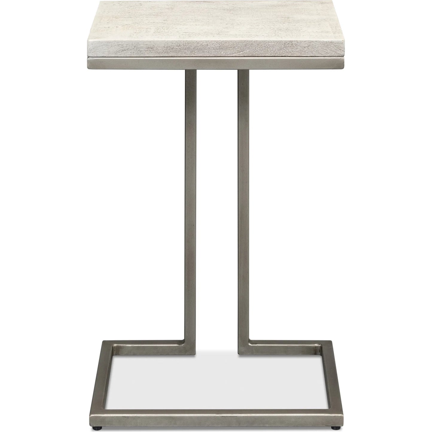 005 SI-2372562 | Additional Silo | Ponie End Table by Sarreid Ltd. in grey. Made from iron, mango wood in a modern style.