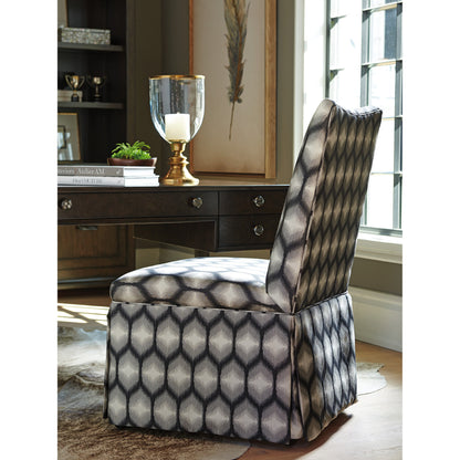 Mackenzie Dining Side Chair by Lexington in black, gray. Made from unique in a unique style.